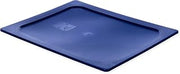 Carlisle FoodService Products StorPlus Smart Lid, Cover for Half Size Food Pans, 12.75" x 10.375", 1 Count, Blue