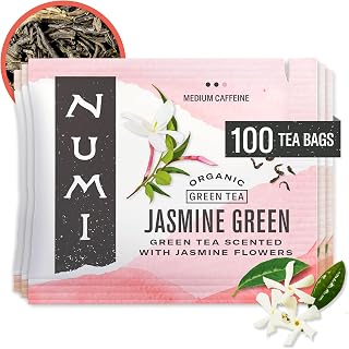 Numi Organic Jasmine Green Tea, 100 Green Tea Bags