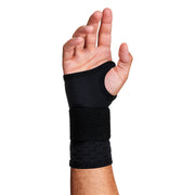 Ergodyne Large / Black / Wrist Support Sleeve - Single Strap Hand & Wrist Braces