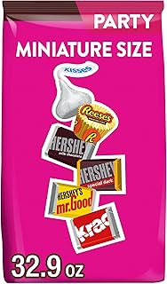 HERSHEY'S and REESE'S Miniatures Assorted Chocolate Candy Party Pack, 32.9 oz