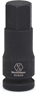 GEARWRENCH 1/2" Drive Hex Bit Impact Socket, 3/4" - 84640