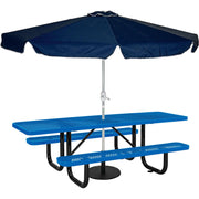 Global Industrial Blue / 96" x 60" x 29.5" / Industrial Picnic Tables