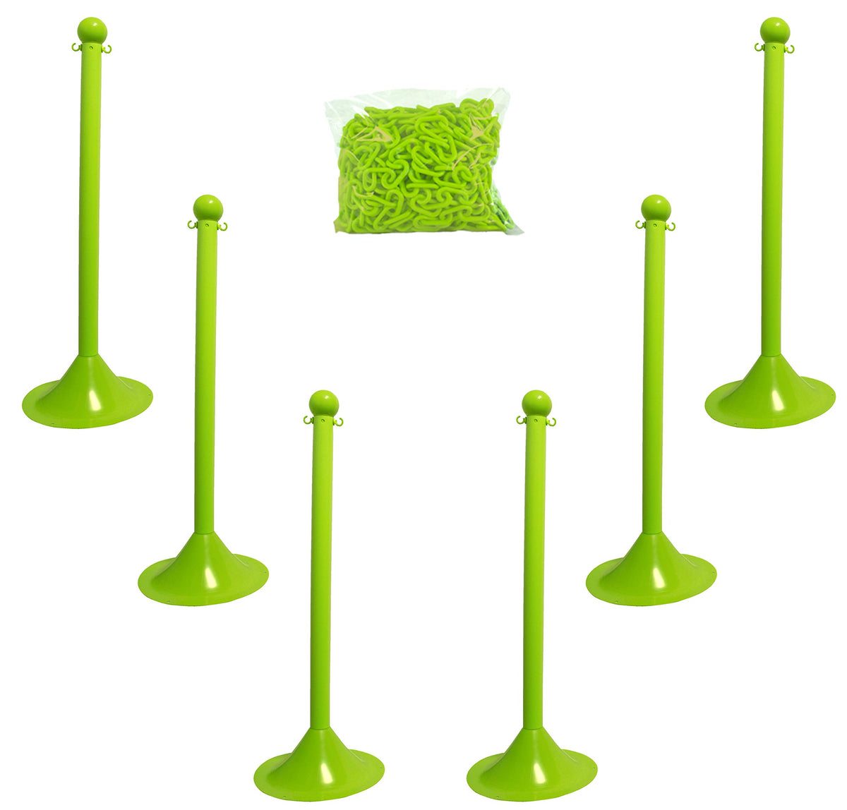 Mr. Chain 2 inches Dia. / Green / 1 Chain Barriers
