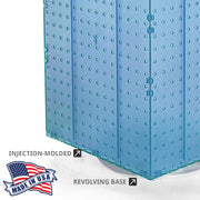 Azar Displays Pegboard only / Blue / 14 inches (W) x 14 inches (D) x 20 inches (H) Panels & Units