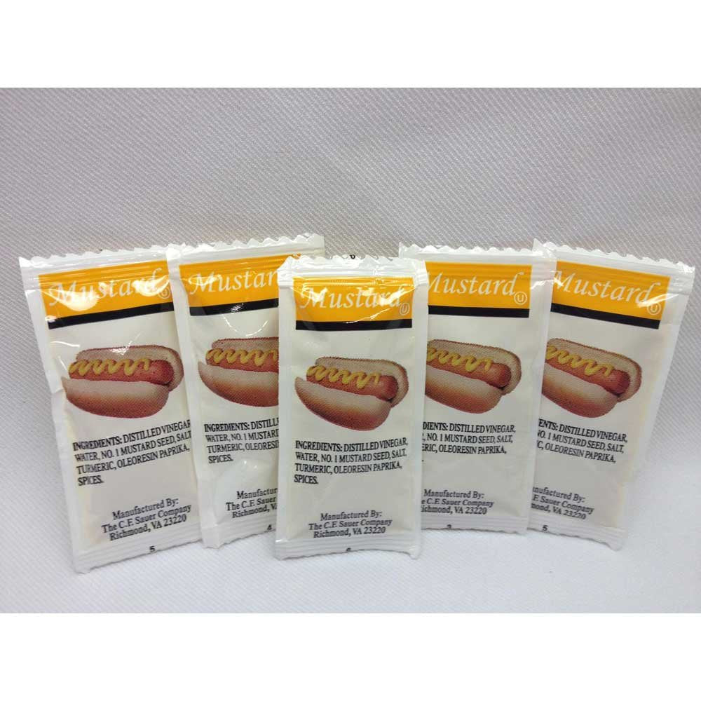 Yellow Mustard by Commodity Dressing – Pack of 500