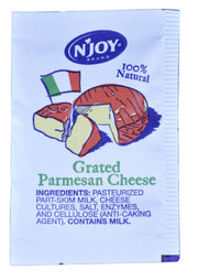 Cheese N Joy Parmesan 200 Packet 3.5 Gram by Sugar Foods – 0.12 oz. (3.5 g)", Pack of 200