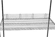 Nexel Ledge for Wire Shelves, 60"L x 4"H, Black Epoxy