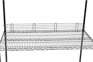 Nexel Ledge for Wire Shelves, 60"L x 4"H, Black Epoxy