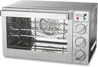 Waring Convection Oven with Quarter-Size Pan Capacity | Quarter-Size Pan Capacity, 4 Cooking Functions, for Commercial Kitchens & Restaurants, NSF Certified