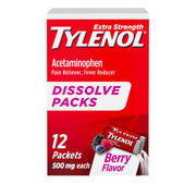 Tylenol 12 Count / White / 1 Acetaminophen