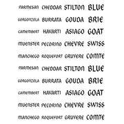 Halloween Headstone Cheese Markers Set by Lenox – 5 Count, Porcelain, White, Pack of 5, Model 899290