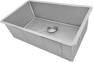 Ruvati 30-in Hex-Bottom Embossed Stainless Kitchen Sink - RVH7630