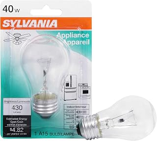 Lighting 10129 40W/A15C Appliance Bulb by Sylvania