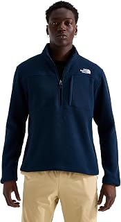 The North Face Men's Gordon Lyons Quarter Zip Jacket | Cold Weather Top With Chest Pocket