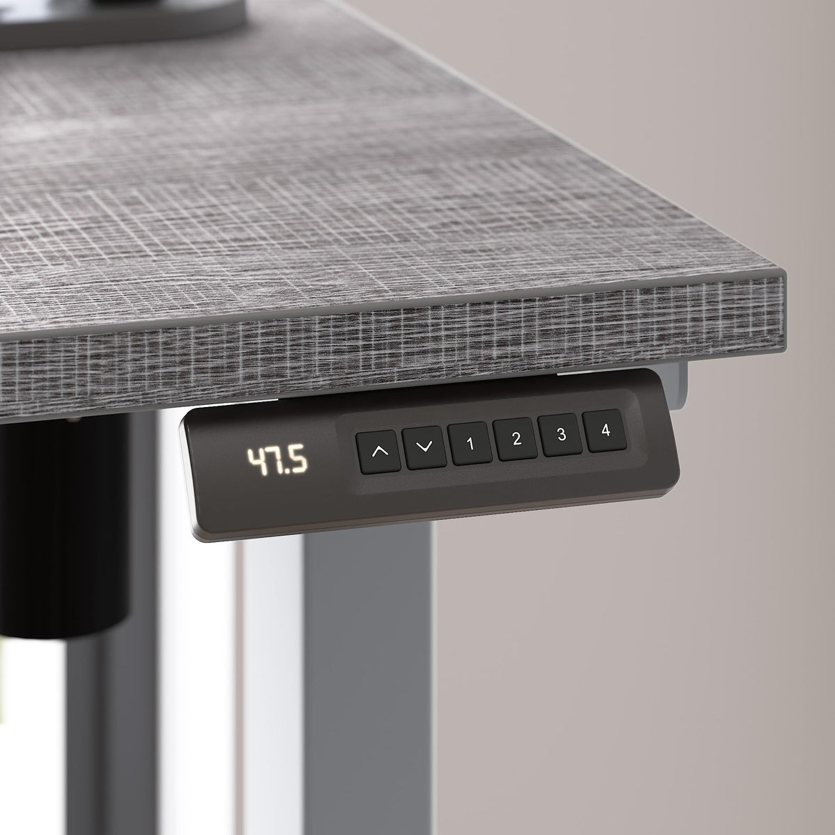 Bestar Bark Grey / 60W x 30D / Modern Monitor Stands