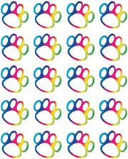 Teacher Created Resources Rainbow Paw Prints Stickers (5392)
