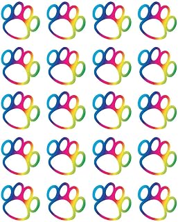 Teacher Created Resources Rainbow Paw Prints Stickers (5392)