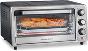 Hamilton Beach® Sure-Crisp® Air Fryer Toaster Oven, 6 Slice Capacity, Stainless Steel Front Panel, R31418 (Renewed)