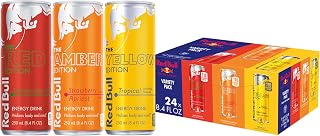 Red Bull Energy Drink, Red, Yellow & Amber, Variety Pack