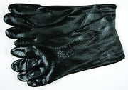 MCR Safety 6300R Single-Dipped PVC Plasticsol Gloves, Large, Black, 1-Pair