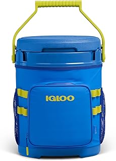Igloo Rival Sideline 5 Gallon Bucket Cooler | Insulated Ice Chest and Seat