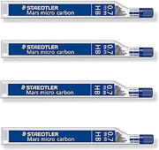 STAEDTLER Mars Micro Carbon 250 0.7mm HB - Pencil Lead Refills - 4 Tubes/Packs (48 Leads) HB