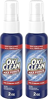 OxiClean Max Force Laundry Stain Treater Spray, 2 Fl Oz (Pack of 24)