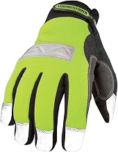 Youngstown Glove Company High Visibility Performance Gloves, Safety Lime, Winter, Large, Lime/Black, 1 Pair