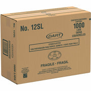 DCC12SL Straw-Slot Lid by DART – 12.0 ounces, Plastic, White