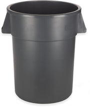 CFS Bronco Round Waste Container Only by Carlisle FoodService Products – 55.0 gallons, Polyethylene (PE), Gray, Model 34105523