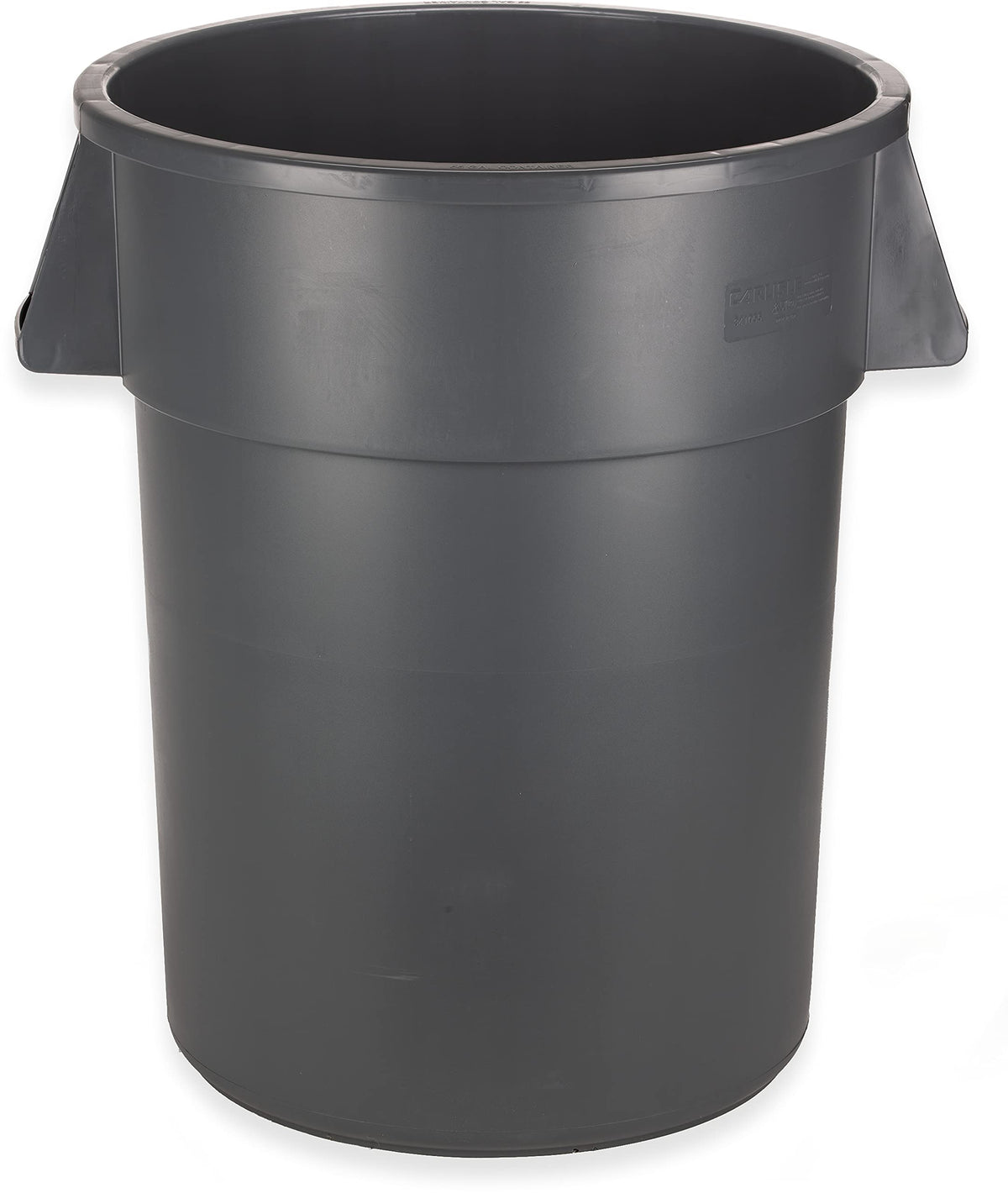 CFS Bronco Round Waste Container Only by Carlisle FoodService Products – 55.0 gallons, Polyethylene (PE), Gray, Model 34105523