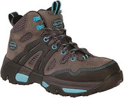 Honeywell Oliver 5" Leather & Mesh Women's Steel Toe Sneakers, Black & Blue (OL21112)