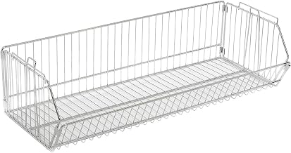 Global Industrial Stackable/Interlocking Wire Storage Bin, 36" W x 14" D x 9" H