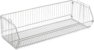 Global Industrial Stackable/Interlocking Wire Storage Bin, 36" W x 14" D x 9" H