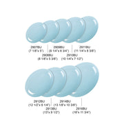 Blue Jade melamine dinnerware collection 13" x 9 1/2" platter by Thunder Group – Large, Melamine, Light Blue, Model 2913