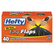 Hefty 1 Count (Pack of 240) / Black / 1.0 pounds Can Liners