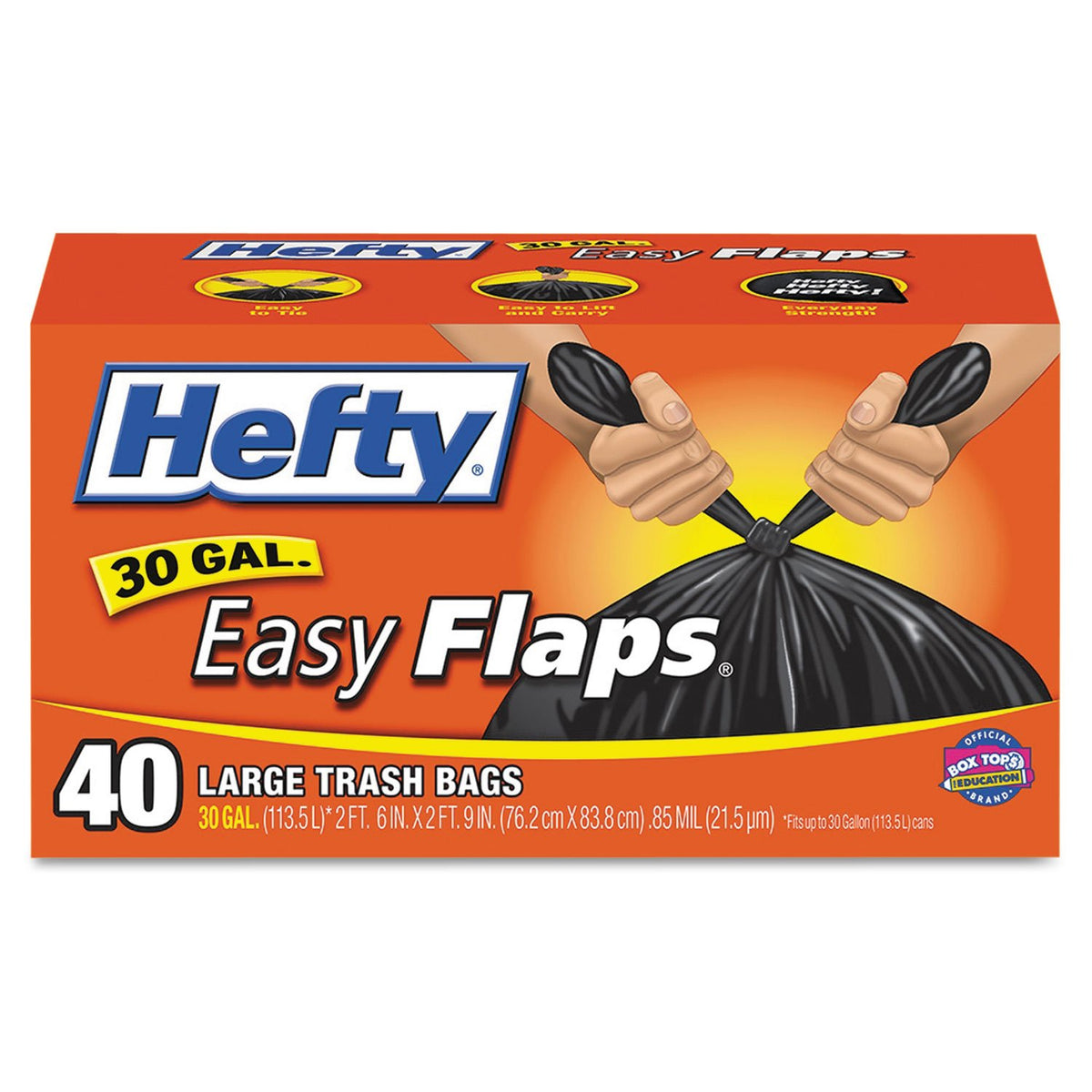 Hefty 1 Count (Pack of 240) / Black / 1.0 pounds Can Liners