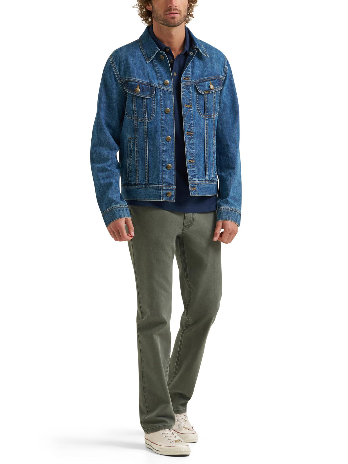 Men's Legendary Regular Straight Jean by Lee – Cotton Blend, Deep Depths, Model 112383613