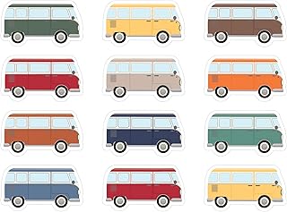 Teacher Created Resources Moving Mountains Road Trip Camper Vans Mini Accents (TCR9219)