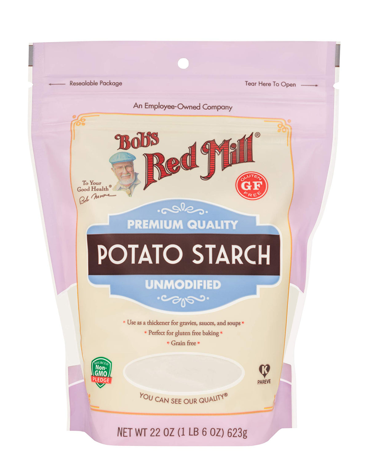 Bob's Red Mill 22 Ounce (Pack of 1) / Resealable / No Color Corn Starch