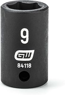 GEARWRENCH 1/4" Drive 6 Point Standard Impact Metric Socket 9mm - 84118