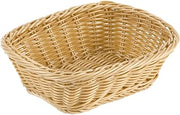 PADERNO World Cuisine 9-Inch by 7-1/2-Inch Rectangular Polyrattan Bread Basket