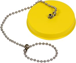 Bradley S53-063 Black Eye/Face Wash Dust Cover Cap, Yellow