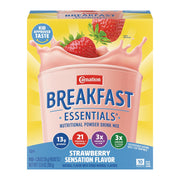 Carnation Breakfast Essentials Strawberry Sensation / 1.26 Ounce (Pack of 60) / 6 Chocolate Drink Mixes