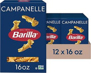 Barilla Campanelle Pasta, Non-GMO Kosher Pasta, 16oz. (12PK)