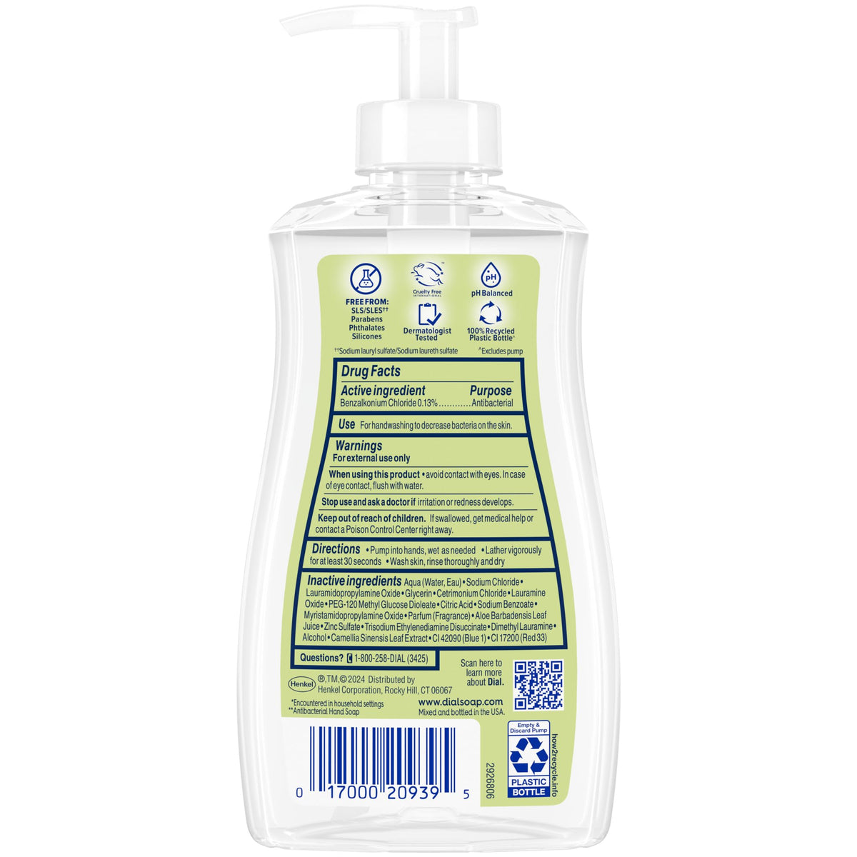 Dial 11 Fl Oz (Pack of 1) / White / 1 Hand Wash
