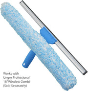UNGER 18-inch / Blue / 18” ProFlex Window Cleaner Replacement Sleeve Squeegees