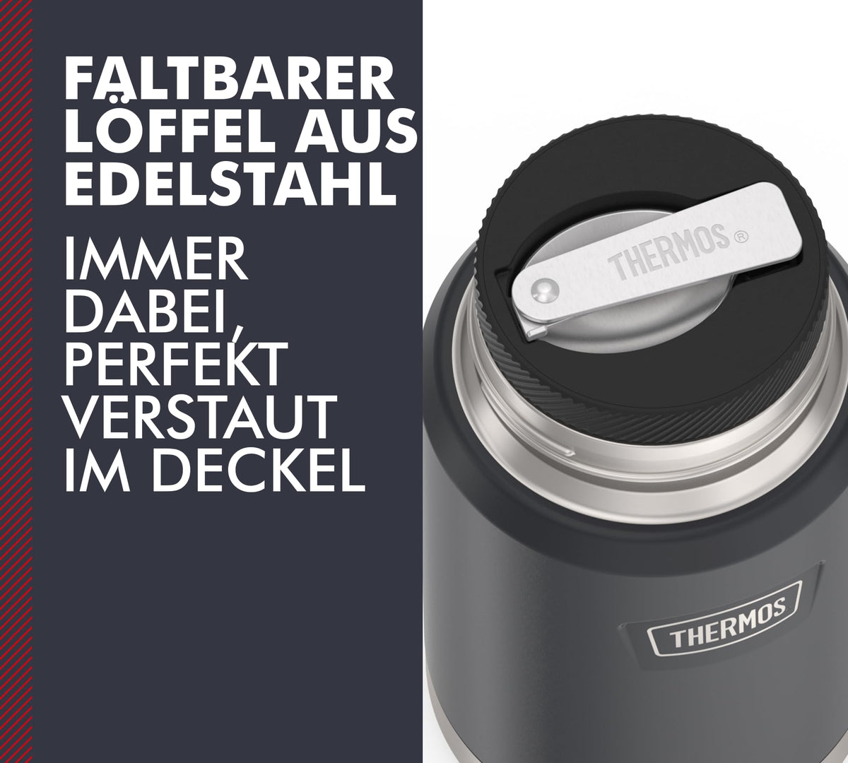 THERMOS Graphite Mat / 710 ml / 710.0 milliliters Insulated Food Jars