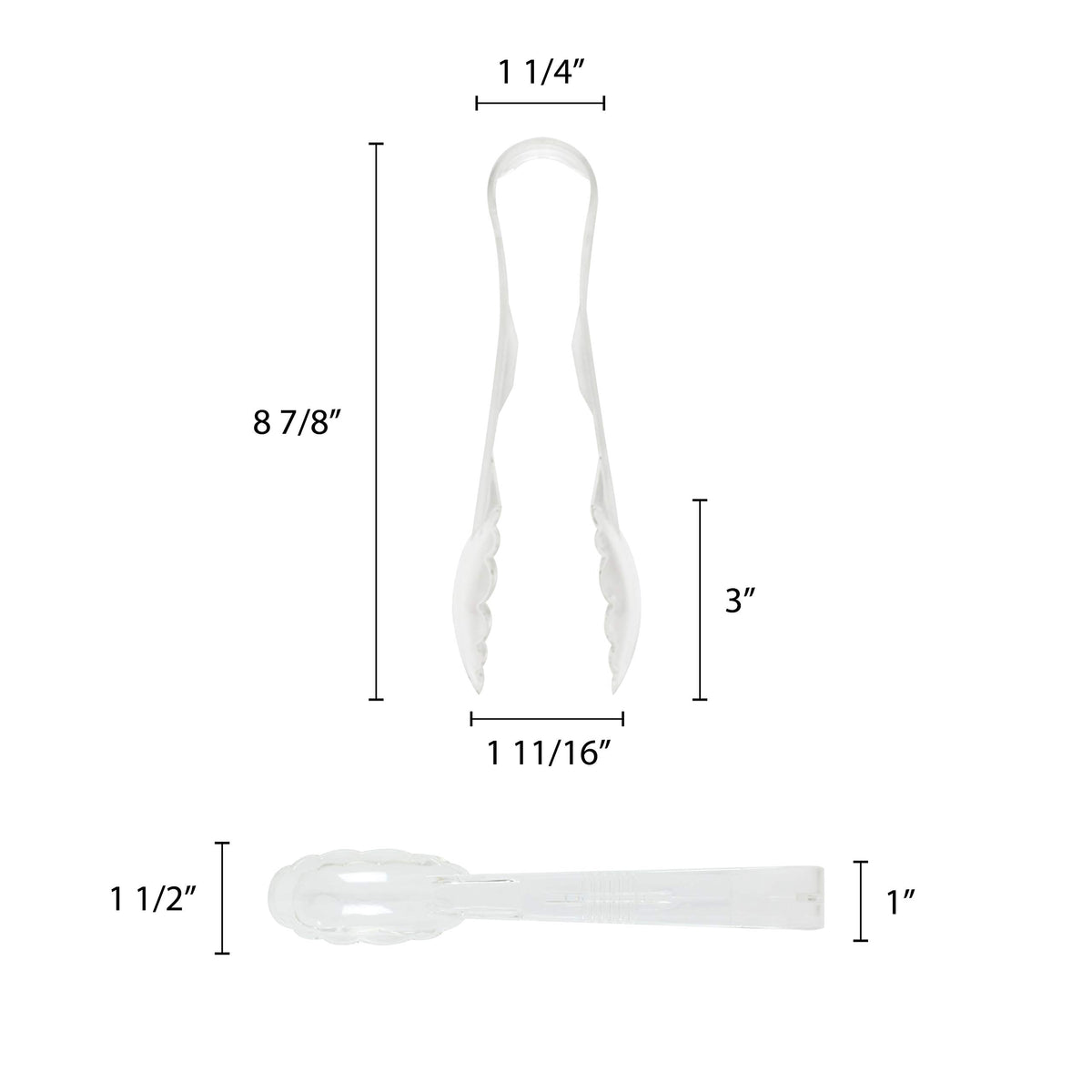 Thunder Group 9 / Clear / Serving Tongs Accessories