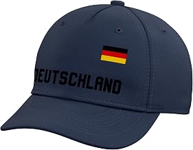 Federal Republic of Germany - Deutschland with National Flag Adjustable Baseball Hat